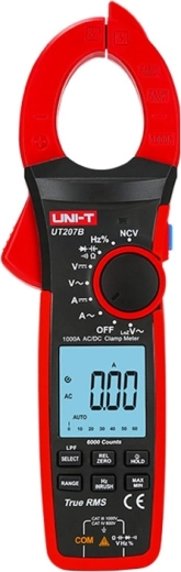 Clemă ampermetrică digitală Uni-T True RMS UT207B