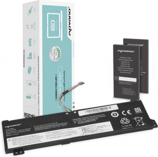 Baterie Movano pentru laptop Lenovo V130-15IGM / V330-15IKB / V530-14IKB / V530-15IKB (L17L2PB3) 4750 mAh 37 Wh