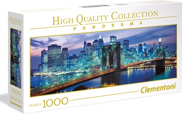 Puzzle panoramic 1000 New York – Podul Brooklyn CLEMENTONI