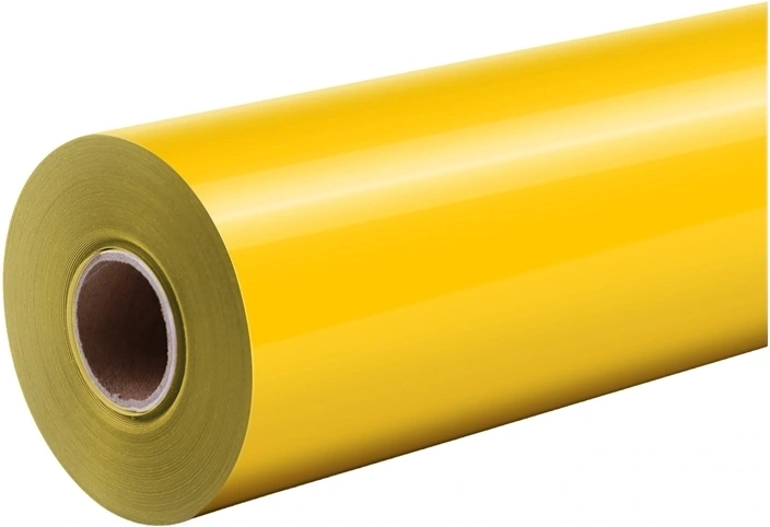 HTVRONT Pure folie pentru termotransfer 30,5 cm × 1,8 m galbenă