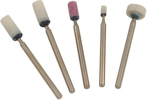Set de mici corpuri abrazive pentru bormașină, 5 piese