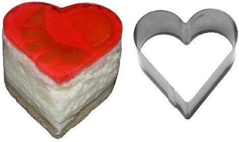 Formă de decupat pentru prăjituri inimă Semifreddo