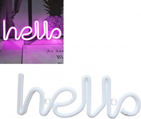 Lumină decorativă neon LED - hello 2