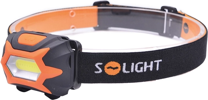 Lanternă frontală LED Solight 3 W COB cu 3 × AAA