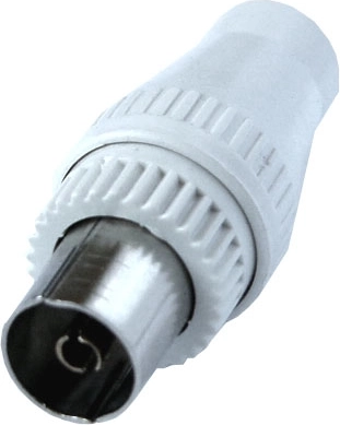 Solight mufă coaxială de antenă dreaptă, tip Italia, 10 buc.