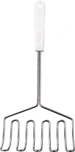 Spumieră perforată pentru găluște din inox cu mâner din plastic 33,5 × 16 cm