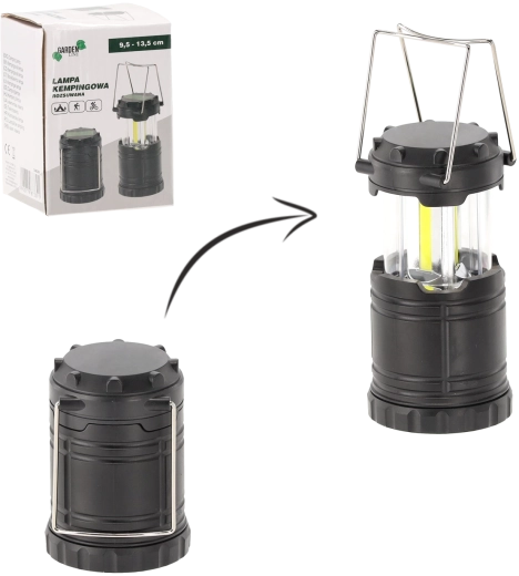 Lampă de camping extensibilă 9,5–13,5 cm