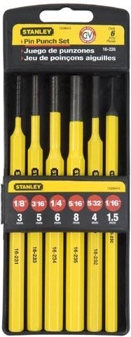 Set de poansoane STANLEY 6 buc