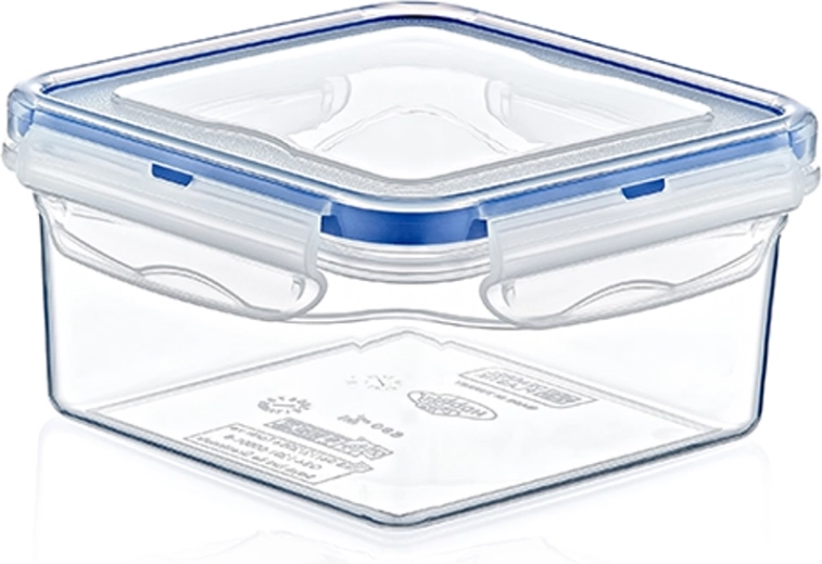 Cutie de depozitare alimentară pătrată 0,68 l