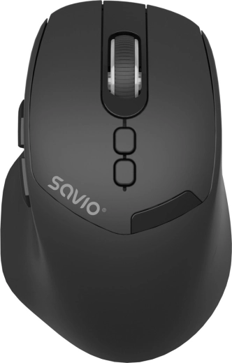 SAVIO MB-06 mouse ergonomic wireless 2.4 GHz și Bluetooth 5.4