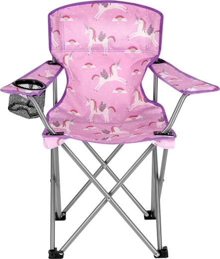 Scaun de camping pliabil pentru copii NILS Camp cu unicorn