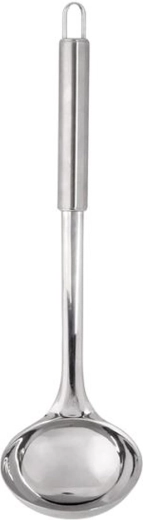 Polonic din oțel inoxidabil 30 cm, argintiu