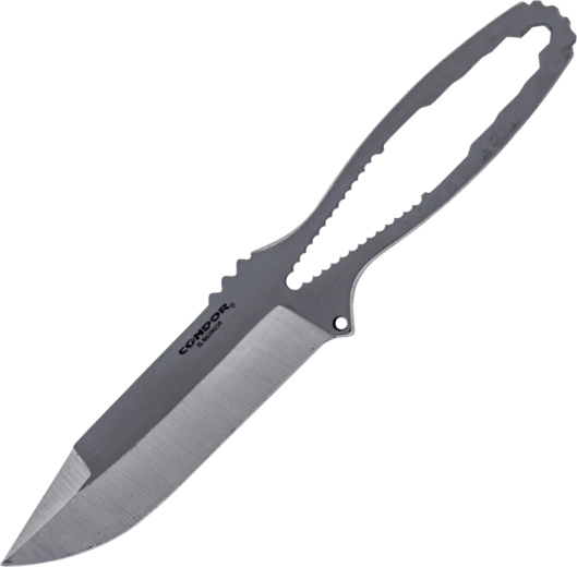 Cuțitul Condor Biker’s knife – cuțit fix, integral metalic, 12 cm, cu teacă Kydex