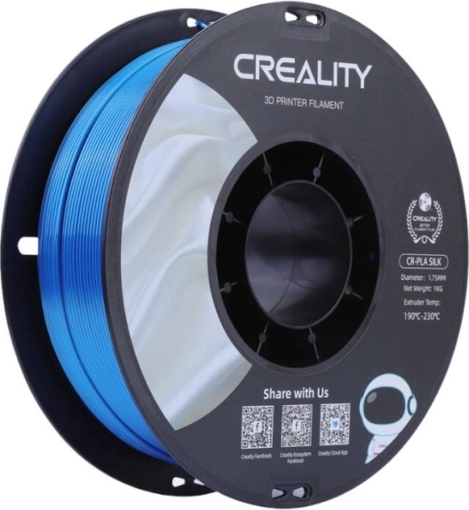 Filament Creality CR-PLA Silk 1,75 mm albastru