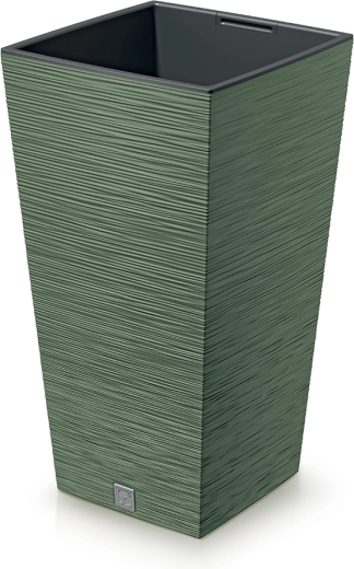 Ghiveci Furu Square 34,5 cm verde pământiu
