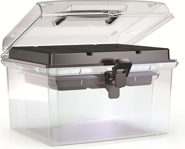 Organizatoare din plastic NUF set 2‑în‑1, negre