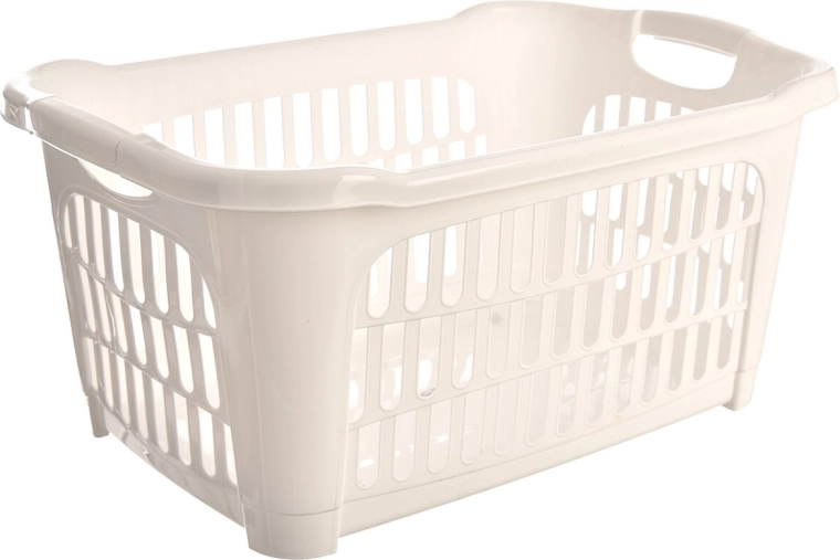Coș de rufe Hobby deschis 40 l alb