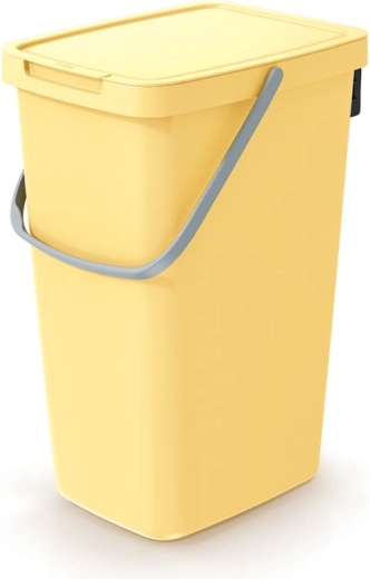 Coș de gunoi Systema Q Collect 20 l – galben deschis