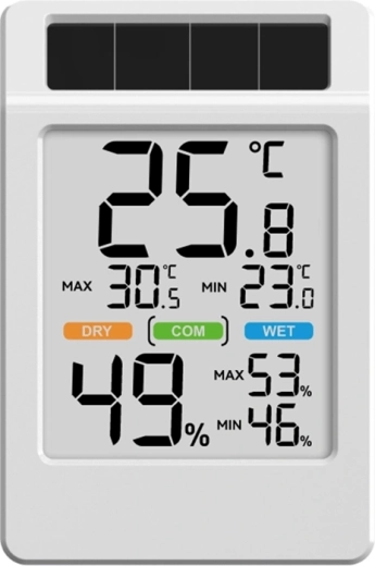Rainpoint BALDRTHERM termohigrometru solar cu ecran mare