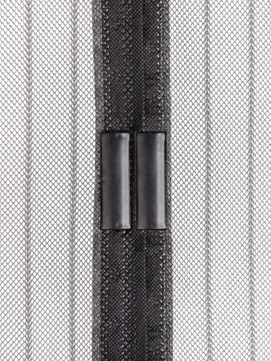 Plasă magnetică pentru ușă împotriva insectelor 100 × 210 cm, neagră