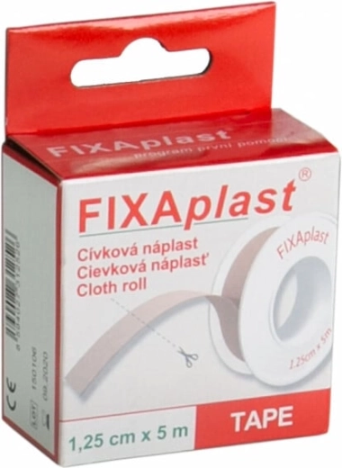 Fixaplast plasture textil pe rolă 1,25 cm x 5 m