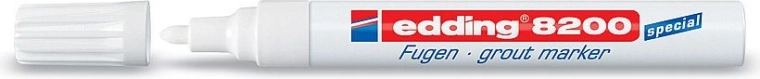 Marker pentru rosturi Edding 8200 alb