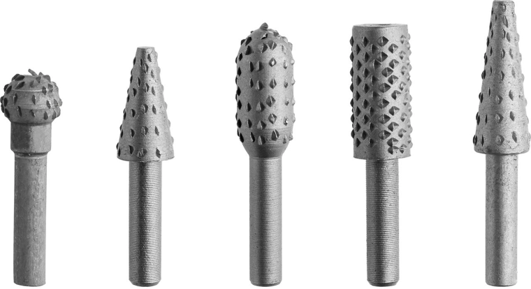 Set rotativ de rașpe, 5 piese