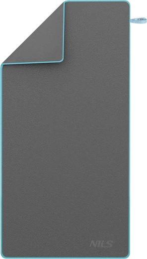 Prosop din microfibră NILS NCR13 gri închis/albastru