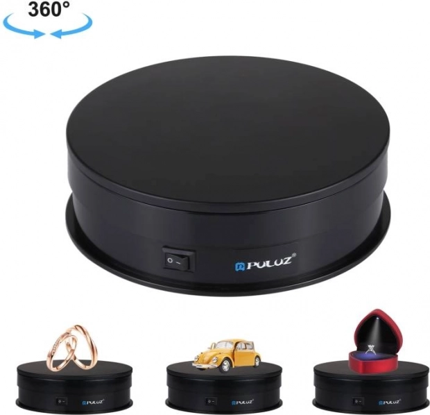 Suport rotativ panoramic Puluz 360° 15 cm