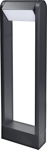 Solight stâlp LED de exterior Crotone 500 7 W 3000 K negru cu cap înclinabil