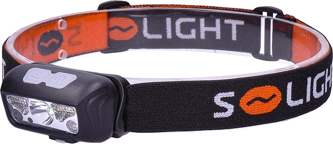Lanternă frontală LED reîncărcabilă Solight 150 + 100 lm cu lumină albă și roșie