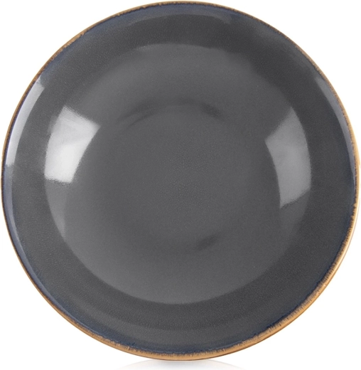 Farfurie adâncă din ceramică gri Glaze 20,5 cm