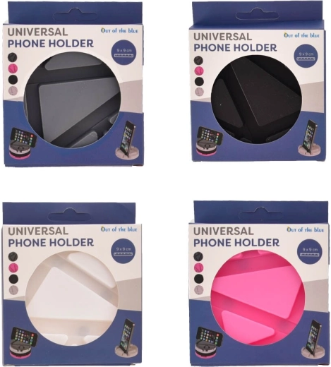 Suport pentru telefon mobil din plastic UH, diametru 9 cm (4 variante de culoare)