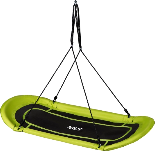 Leagăn oval tip cuib de barză NILS Camp NB5044 verde