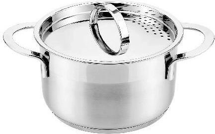 Oală din inox cu capac 20 cm 3,6 l CASSIDA New Line pentru inducție