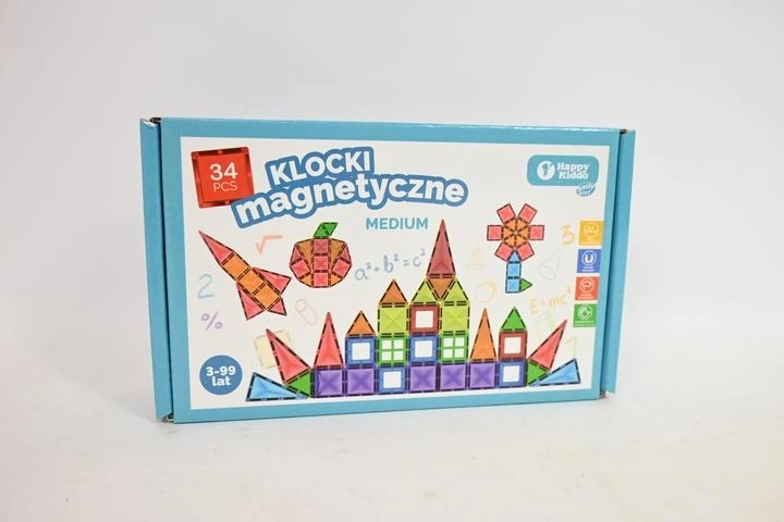 Cuburi magnetice SmilyPlay 34 piese