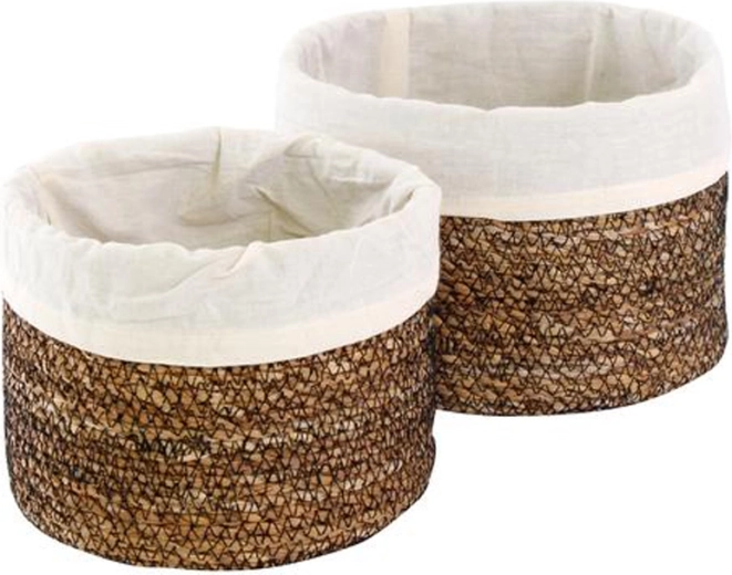 Coșuri cu căptușeală din iarbă de mare TORO, set 2 buc