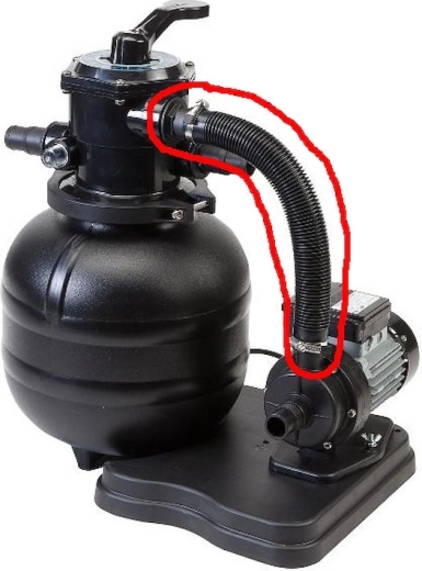 Furtun de conectare pentru filtrările BlackStar și ProfiStar 38 cm