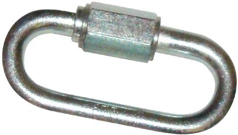 Zăea intermediară din oțel M8 cu piuliță de sigurare, 76 × 34 mm (10 buc.)