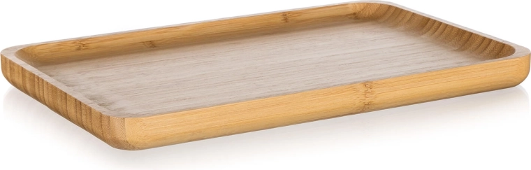 Farfurie de servire din bambus 28 × 18,5 cm BRILLANTE