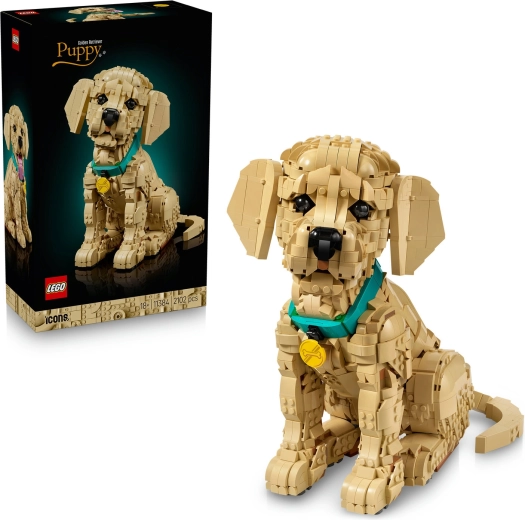 LEGO Icons cățel de Golden Retriever