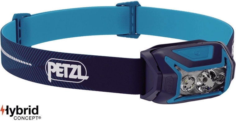 Petzl Actik Core – frontală reîncărcabilă albastră