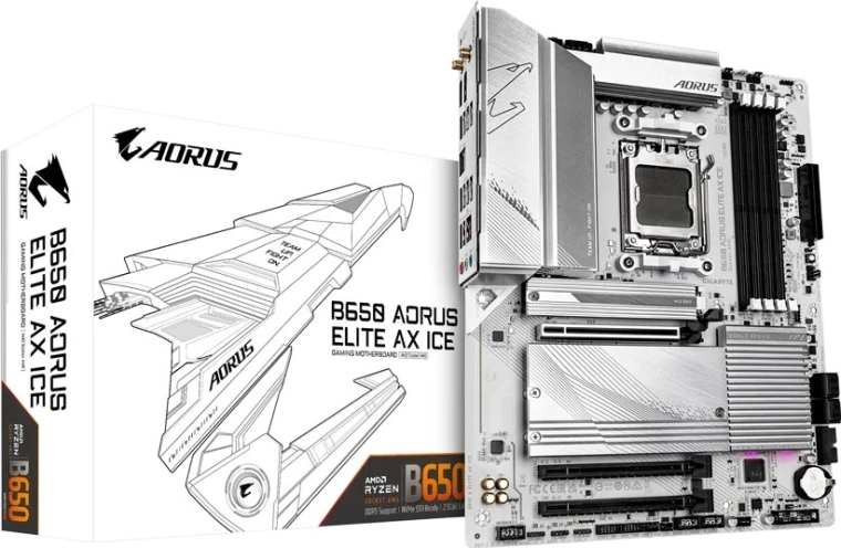 Placă de bază Gigabyte B650 AORUS ELITE AX ICE (AM5, ATX)
