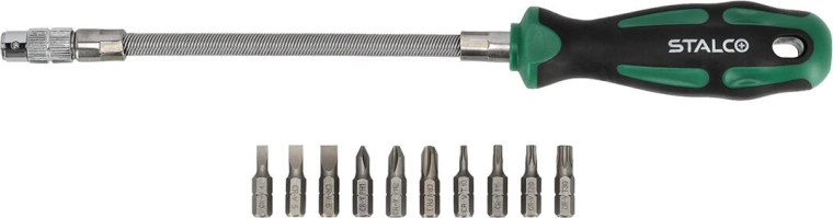 Set de șurubelnițe flexibil 12 piese STALCO