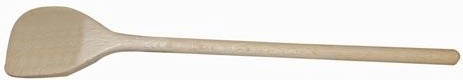 Lingură de lemn rotundă cu colț 30 cm