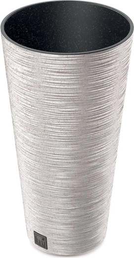 Ghiveci Furu Slim Eco Wood 30 cm alb
