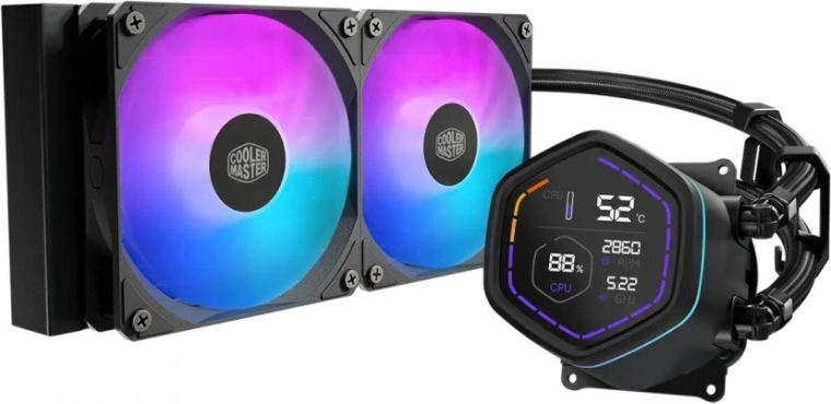 Cooler Master MasterLiquid Core Nex Digital 240 ARGB răcire cu lichid pentru CPU neagră