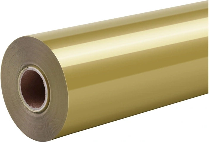 Folie termotransfer HTVRONT Pure aurie 30,5 cm × 1,8 m