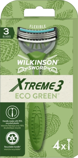 Wilkinson Sword Xtreme3 Eco Green aparate de ras de unică folosință 4 bucăți