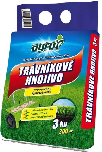 Îngrășământ pentru gazon 3 kg AGRO